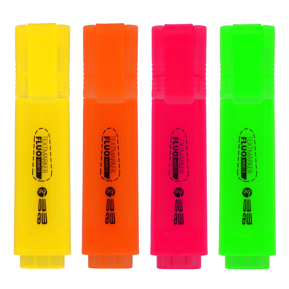 Textmarker 4er Set - Neonfarben