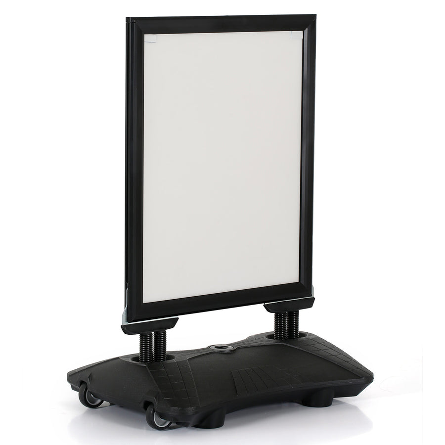 Wasserdichter Kundenstopper WindPro PLUS - Schwarz | MEMOVEO