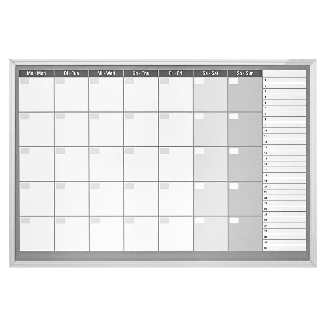 Monatsterminplaner Tafel SQUARE - Planungstafel für Monate